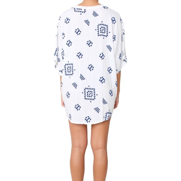 Soleil Aztec Kin Beach Kimono Cover up NWT - Picture 16 of 16